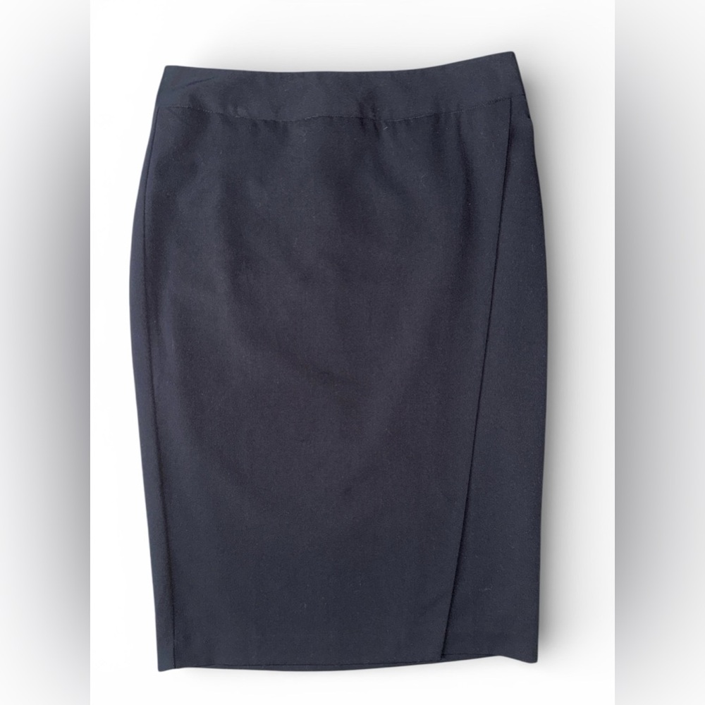 Liz Claiborne Classic Black Pencil Wrap Skirt